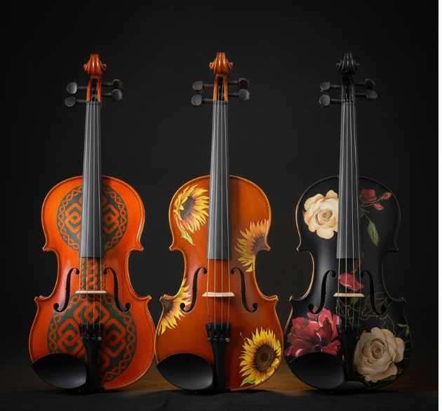 Violas Banner - Single Horizontal Viola