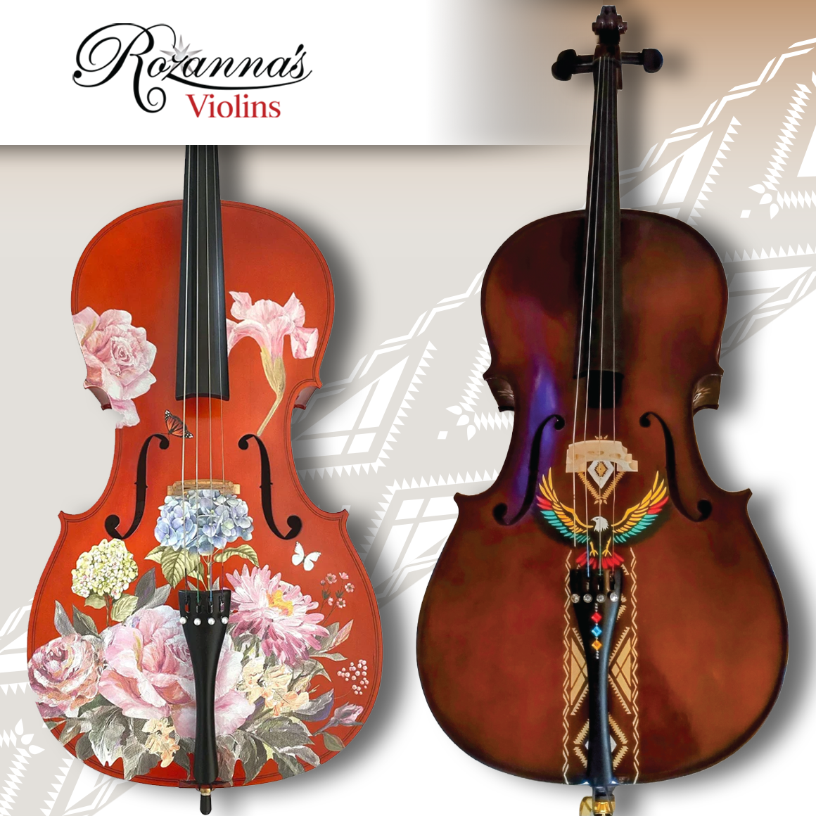 Native American Spirit Cello Outfit - Rozanna's Violins