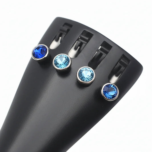 Rozanna's Blue Heaven Crystalline Cello Tailpiece - Rozanna's Violins