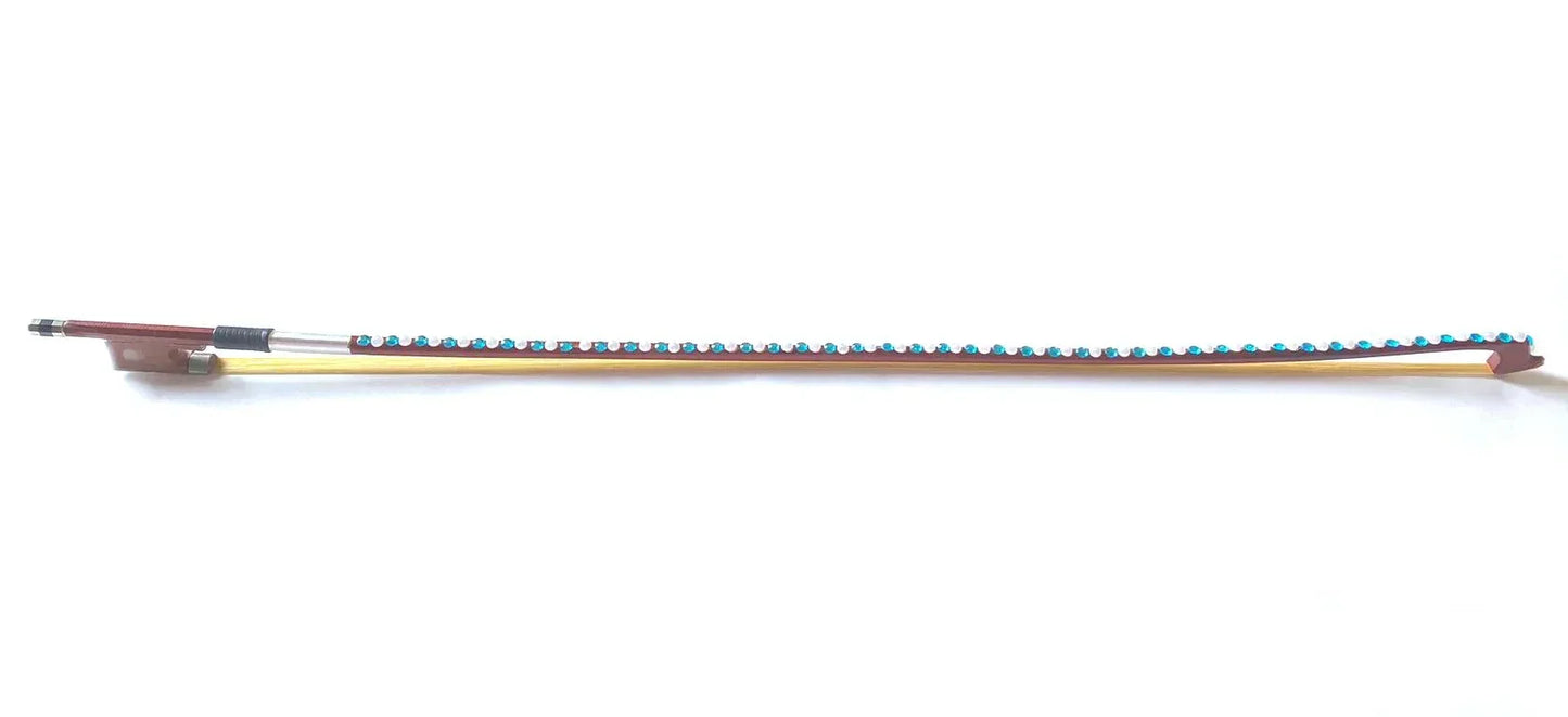 Rozanna's Blue Bling Violin Bow - Rozanna's Violins