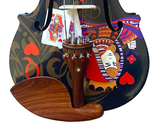 Queen of Hearts Black Violin Outfit - Rozanna's Violins