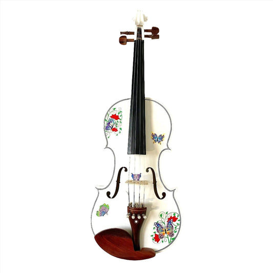 Rozanna's Violins Rozanna's Violins Butterfly Dream II White Violin w Custom Case
