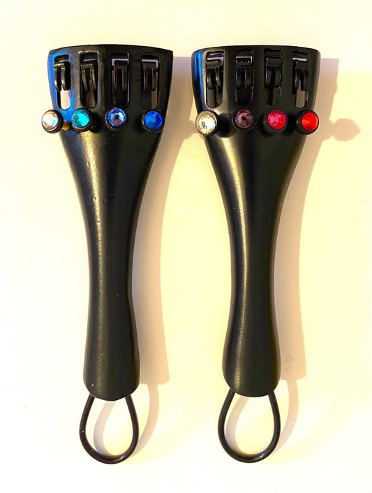 Rozanna's Violins Ruby's Red Crystalline Violin Tailpiece