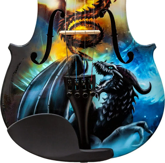 Dragon Black 1/4 Violin Outfit - Rozanna's Violins