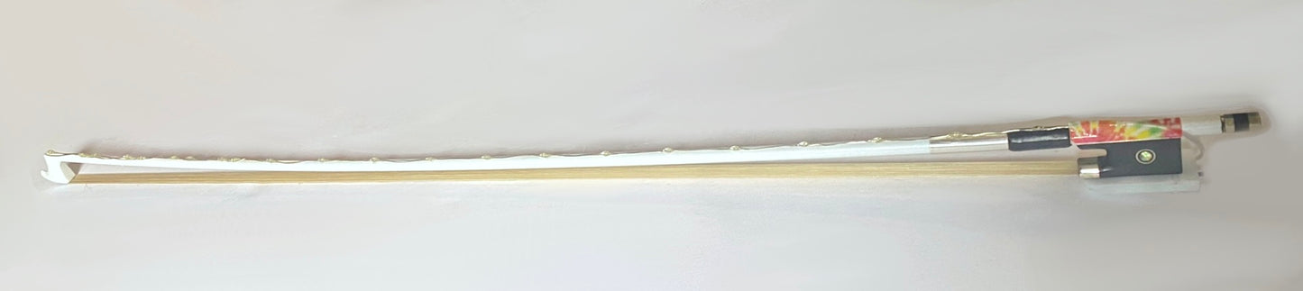 Rozanna's Glow Bow Angel White Carbon Fiber Violin Bow - Rozanna's Violins