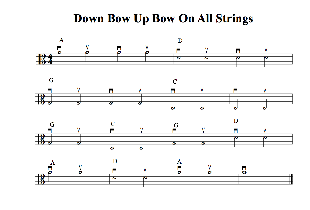 Beginner Viola Bow Stroke: Elbow Height and Arm Weight