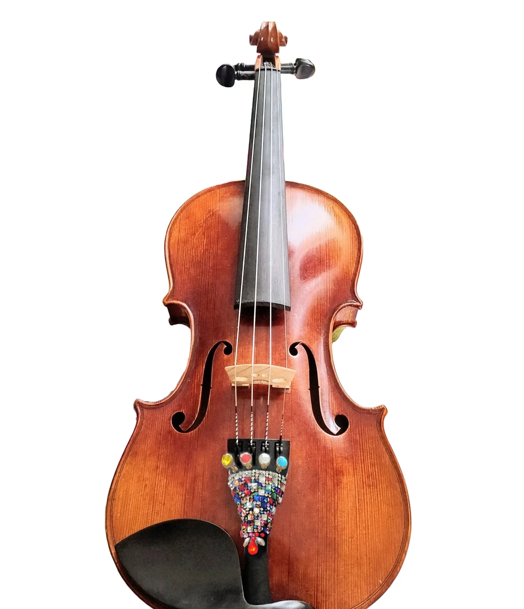 Rozanna's Lumina Artist Violin Outfit Multi - Color Crystal Tailpiece - Rozanna's Violins