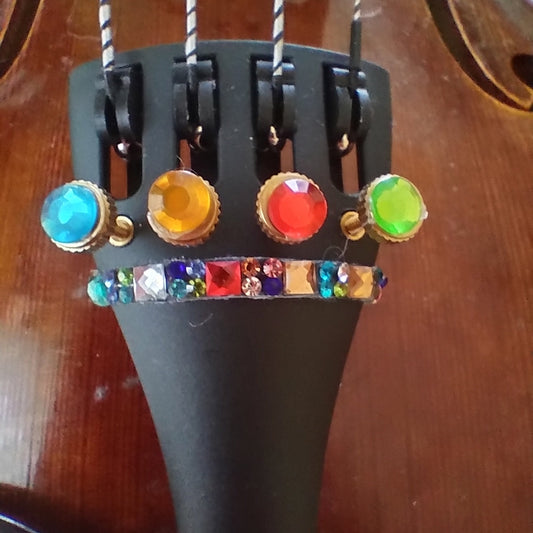 Rozanna's Lumina Violin Outfit (Color Coded Tailpiece) - Rozanna's Violins