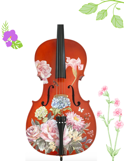 Floral Garden Cello Outfit - Rozanna's Violins