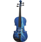 Rozanna's Blue Lightning Violin Outfit | Carbon Fiber Bow & Crystal Tuners - Rozanna's Violins