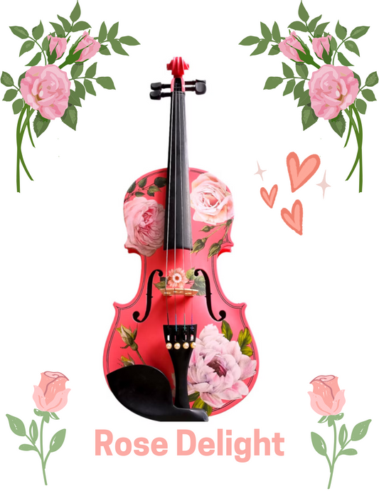 Rozanna's Rose Delight Pink Violin Outfit - Rozanna's Violins