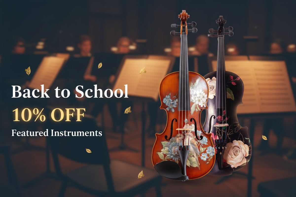 Back to School Song Bird & Rose Banner