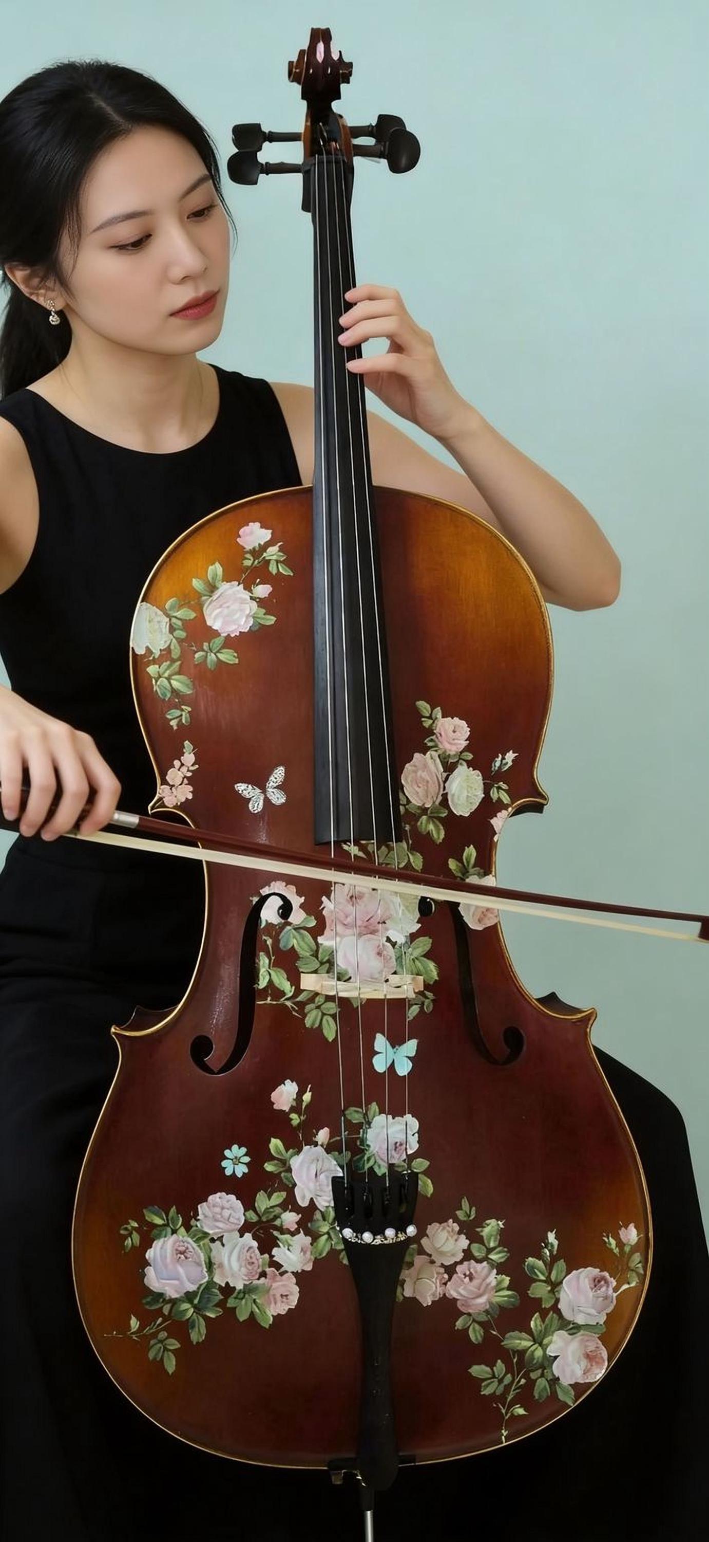 Rose Delight Cello Outfit
