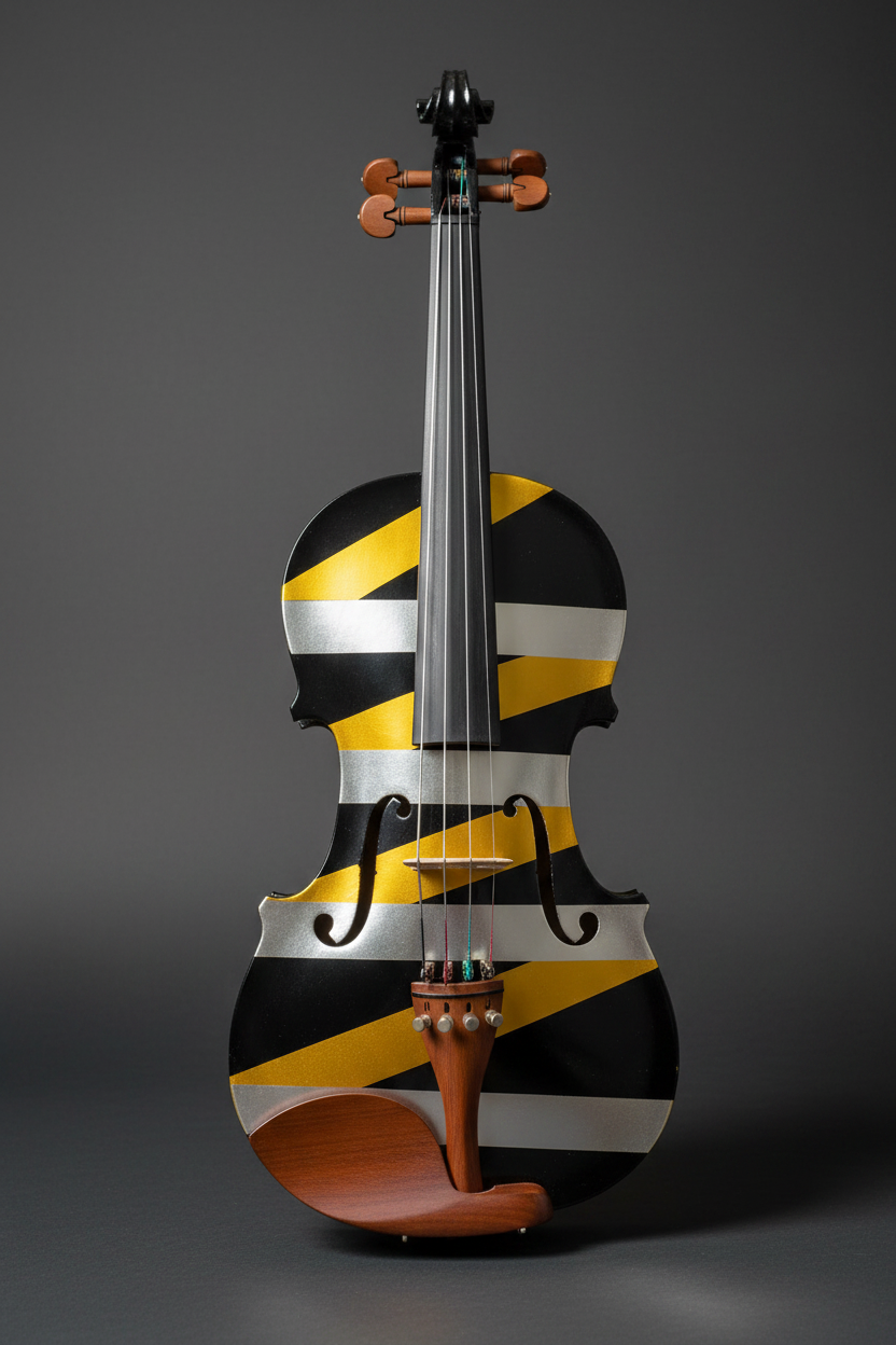 Love Wrap Metallic Violin - Metallic Shine