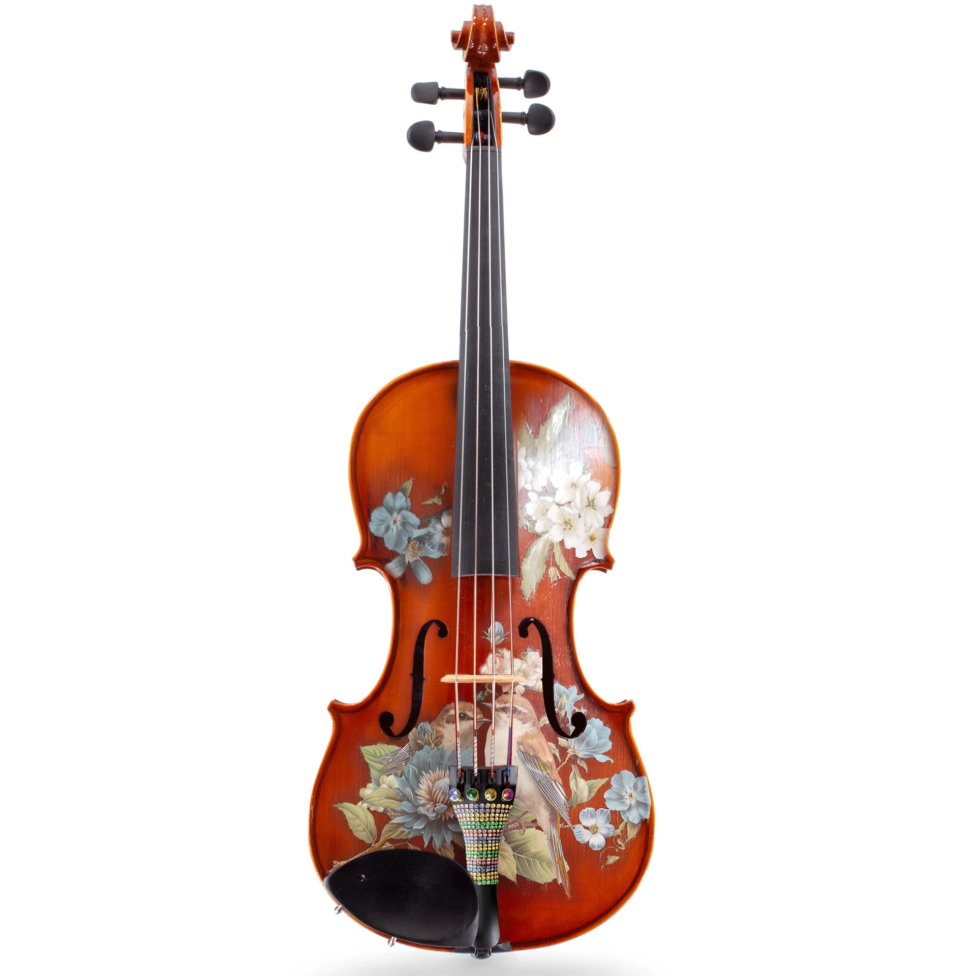 Rozanna's Song Bird Viola Outfit | Robin Egg Blue Pearl Tuners & Brazilwood Bow