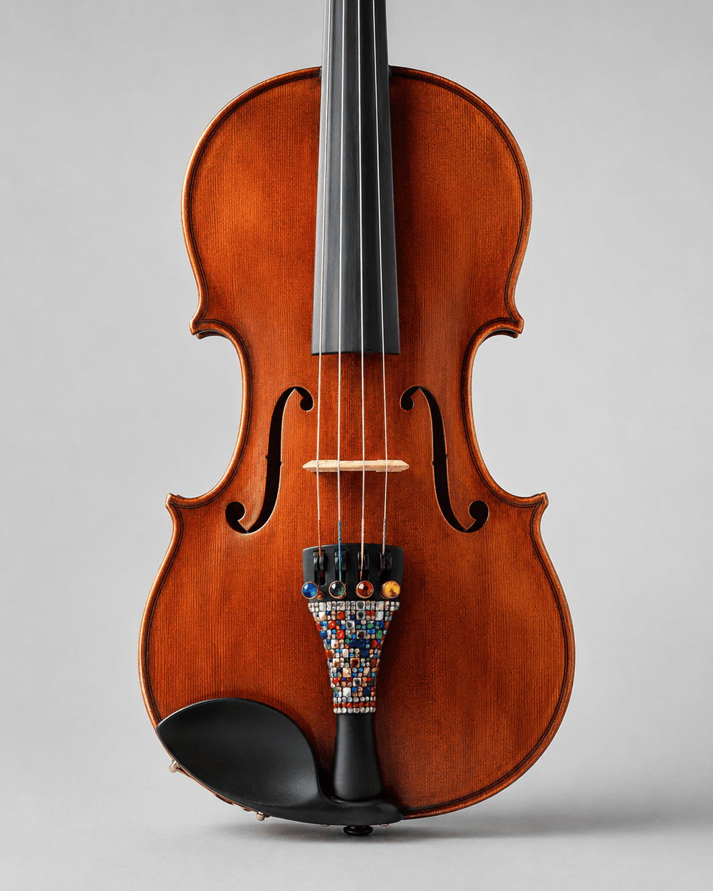 Rozanna’s Stained Glass Crystalline Violin Tailpiece - Rozanna's Violins