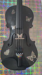 Rozanna's Metallic Butterfly Bling Black Violin Outfit