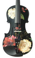 Rose Black Violin Outfit 1/2 - Rozanna's Violins