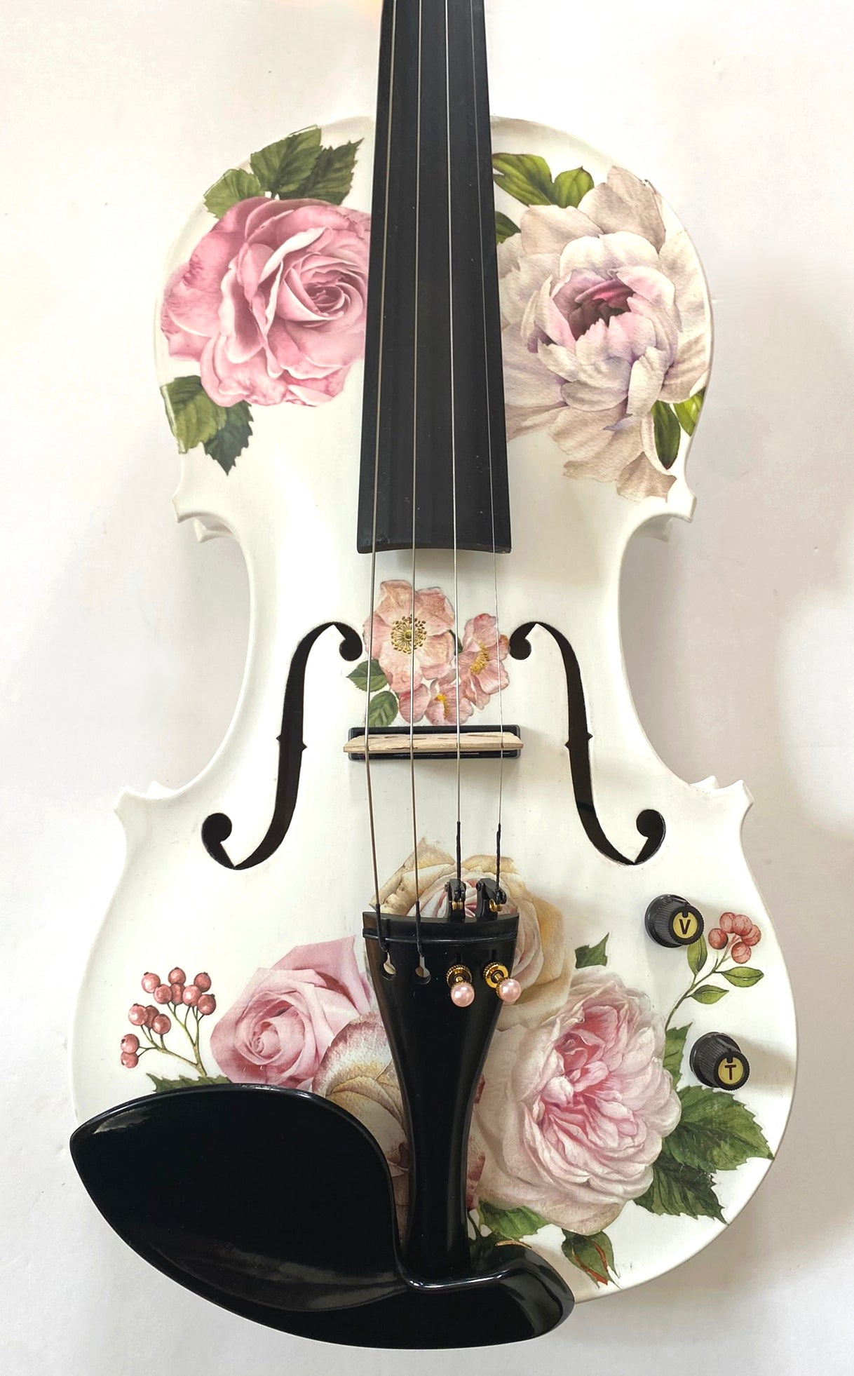 Rose Delight Electric Acoustic Violin Outfit - Rozanna's Violins