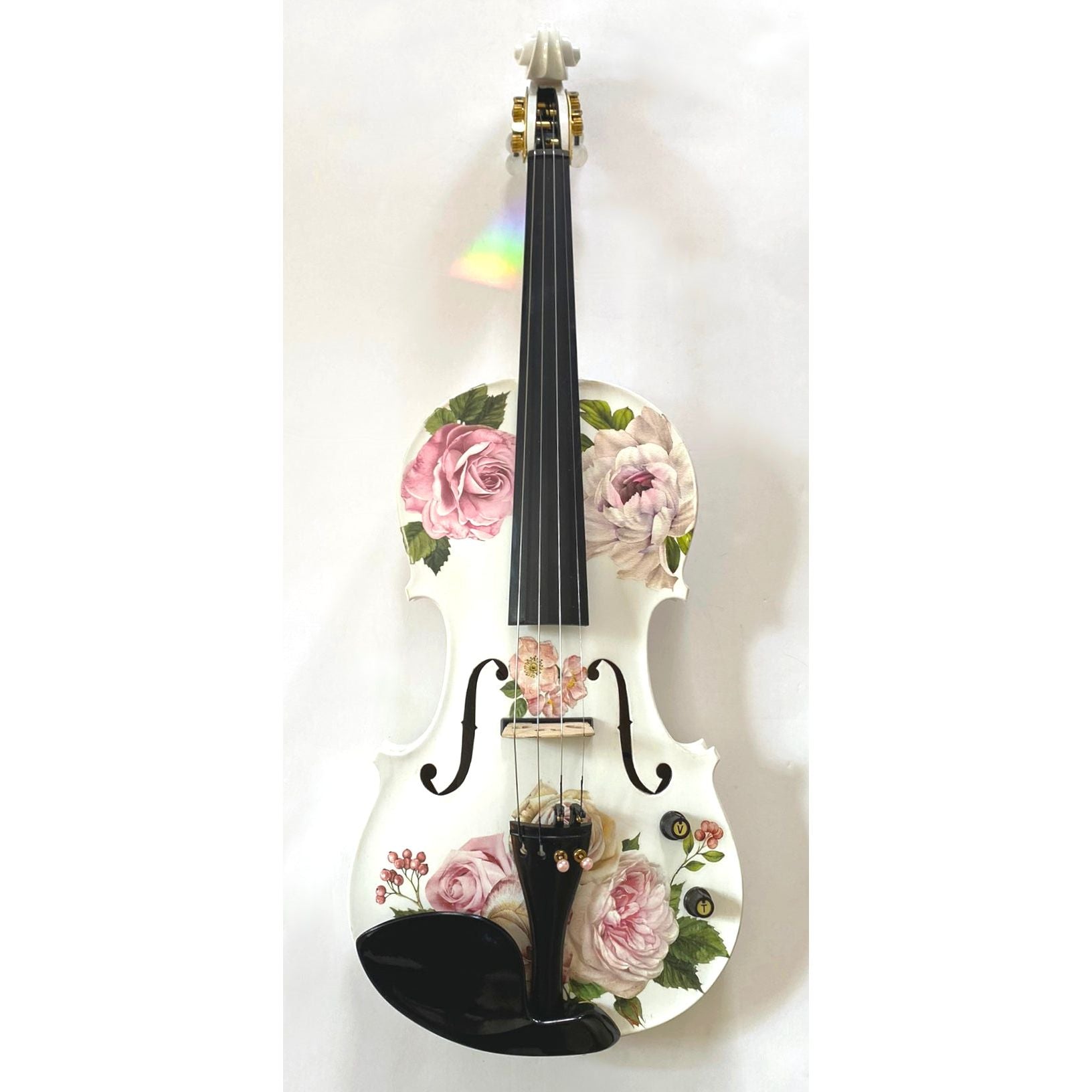 Rose Delight Electric Acoustic Violin Outfit - Rozanna's Violins