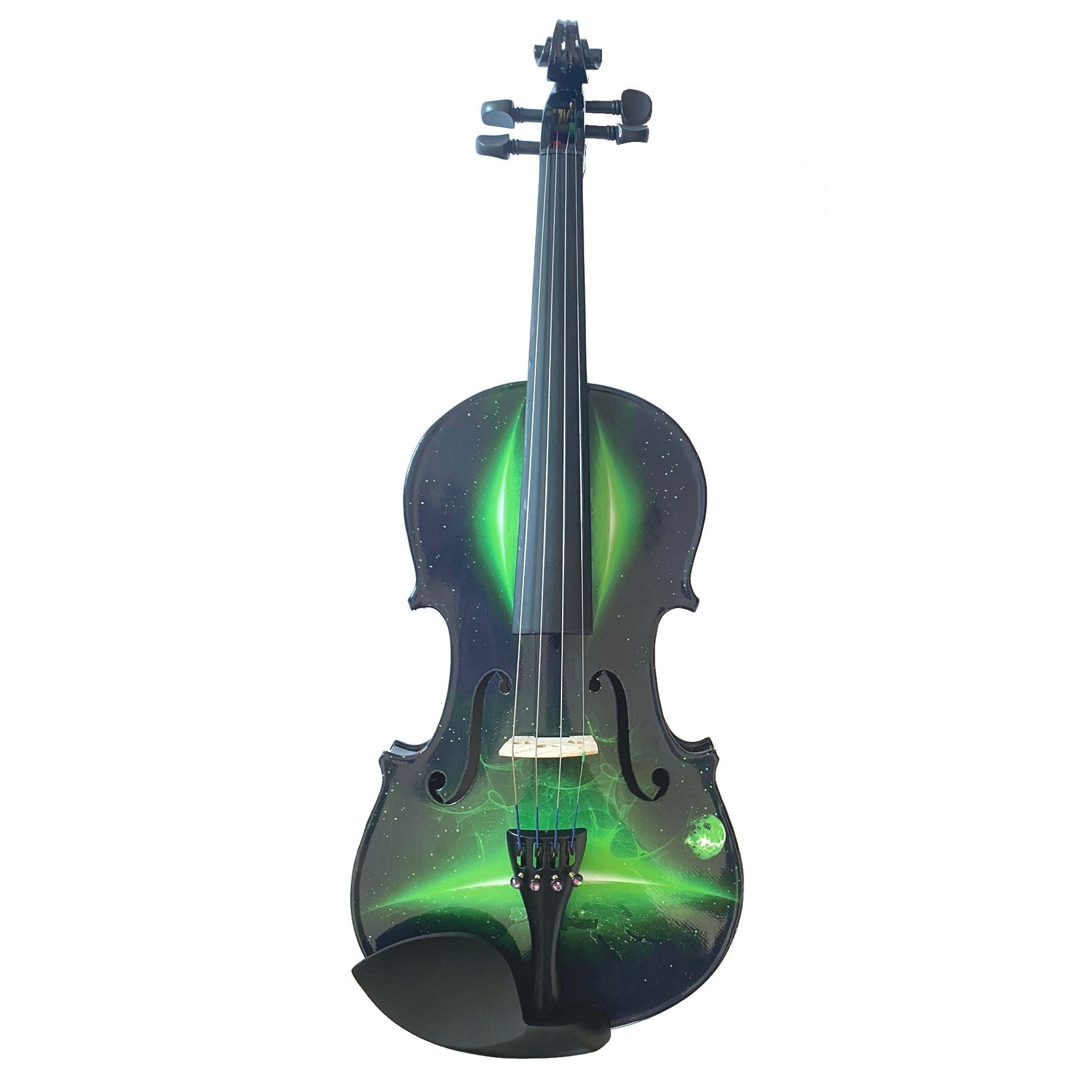 Rozanna's Neon Green Galaxy Ride Violin Outfit - Rozanna's Violins