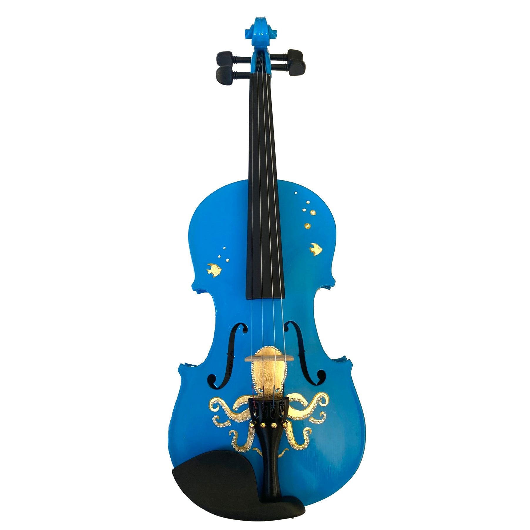 Octopus Bling Blue Violin Outfit - Rozanna's Violins