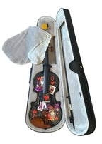 Queen of Hearts Black Violin Outfit - Rozanna's Violins