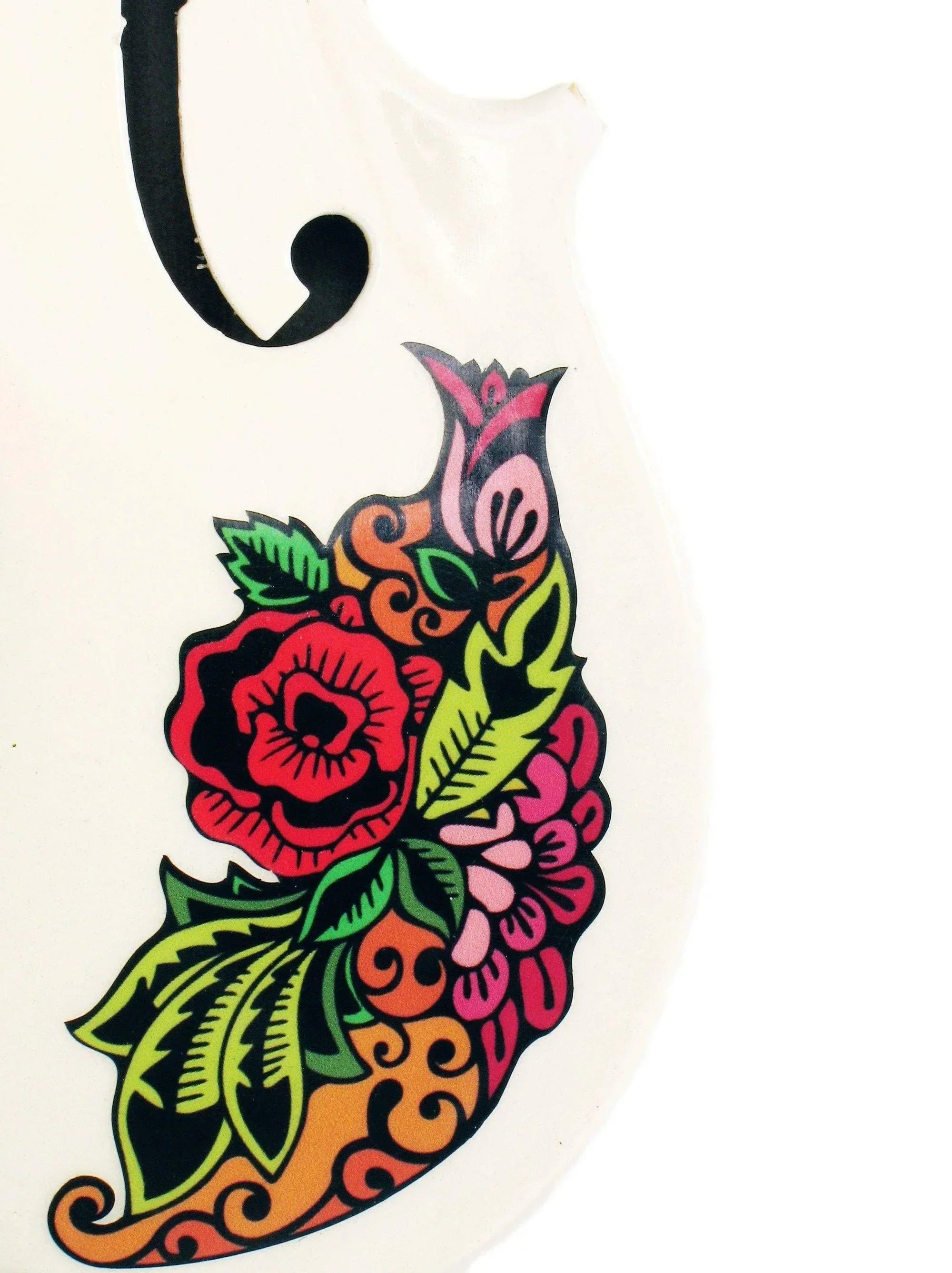 rozanna-s-violins-musical-instruments-butterfly-rose-tattoo-white-violin-butterfly-rose-tattoo-white-violin-white-glitter-quality-tonewoods-14729096462425 - Rozanna's Violins