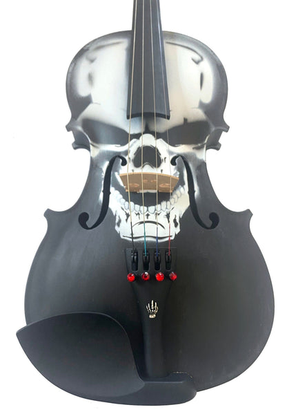 Rozanna's Violins 'Scourge of War' Skull Violin