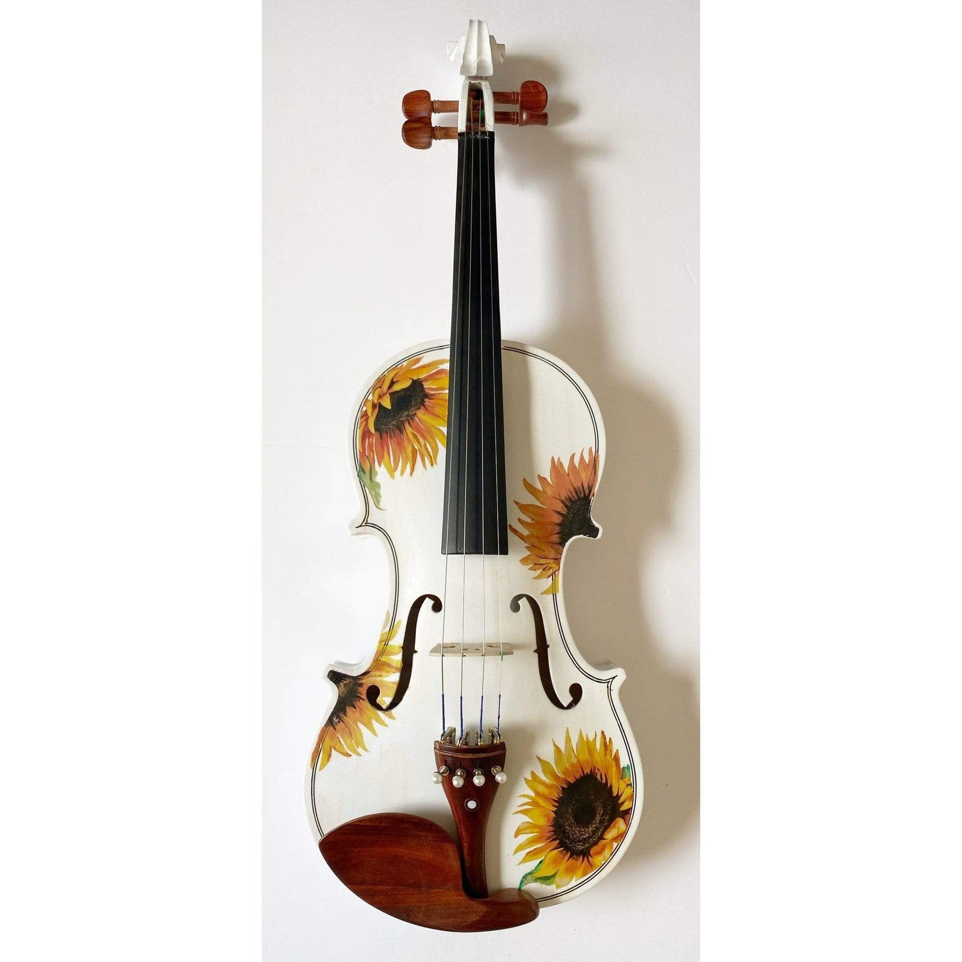 Rozanna's Violins Sunflower White Glitter Violin Outfit