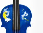 Twinkle Star Blue Violin Outfit | Crystal Fine Tuners & Brazilwood Bow - Rozanna's Violins