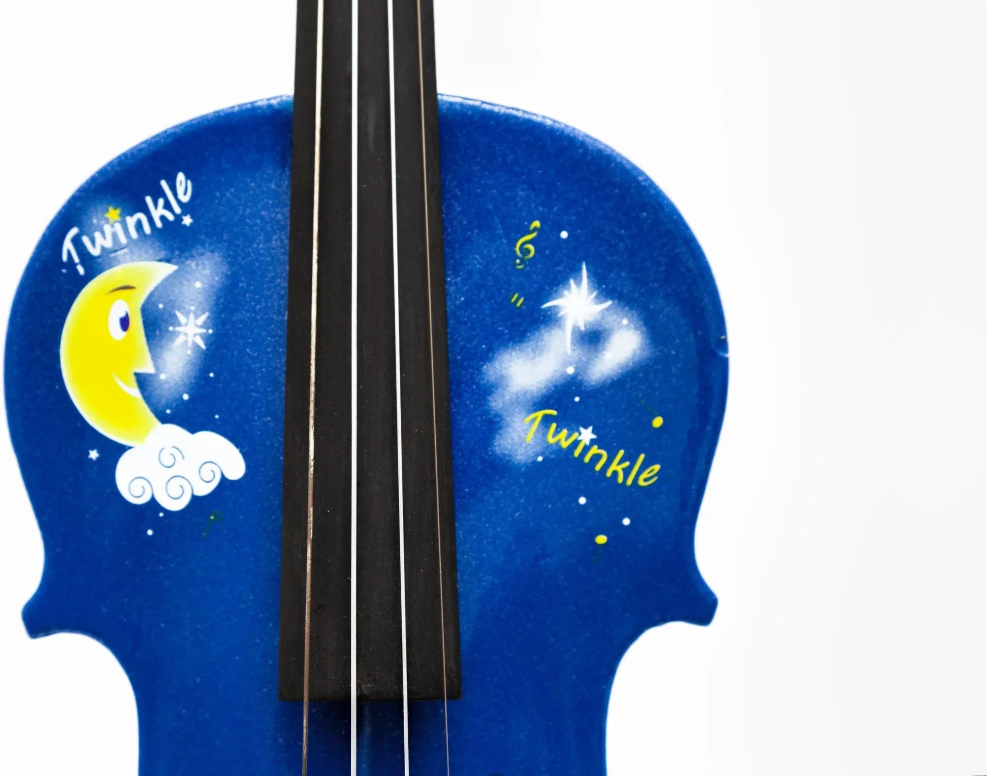 Twinkle Star Blue Violin Outfit | Crystal Fine Tuners & Brazilwood Bow - Rozanna's Violins