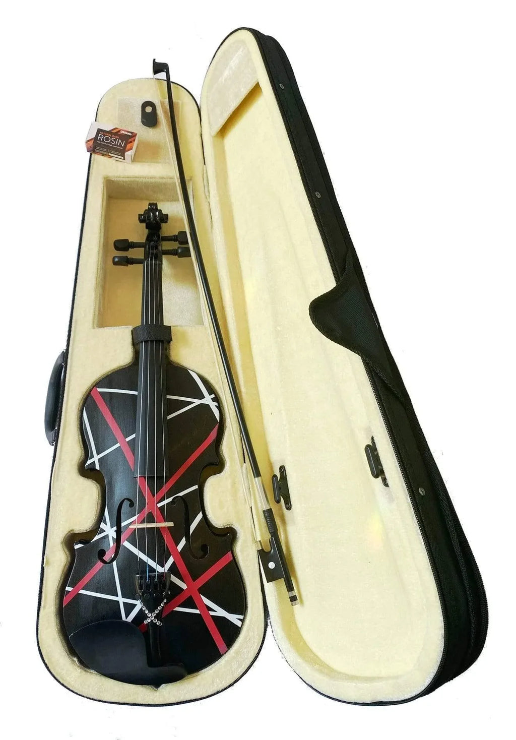 Wrap Violin Outfit | Carbon Fiber Bow & Crystal Fine Tuners - Rozanna's Violins
