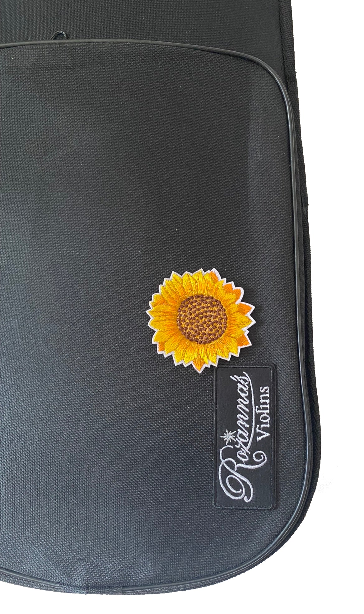 Sunflower White Glitter Violin Outfit - Rozanna's Violins